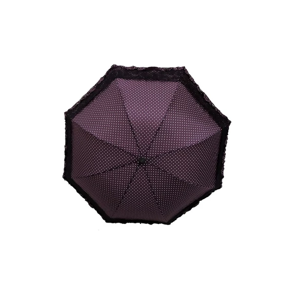 Marlux dantelli rüzgara dayanıklı fiber gövde kadın şemsiye - 3