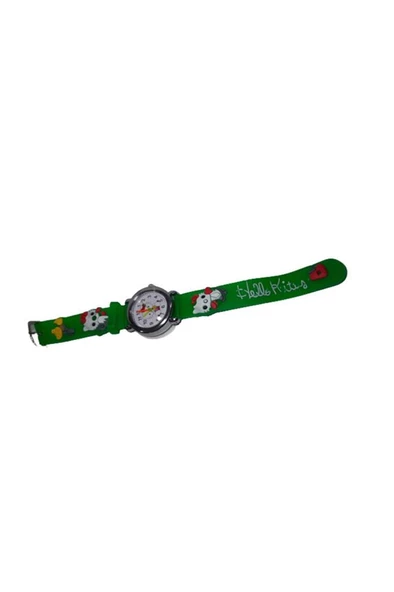 DZC KUZENLER AVM HELLO KITTY SAAT SLİKON KORDON FİGÜRLÜ KABARTMALI ÇOCUK SAATİ - 10