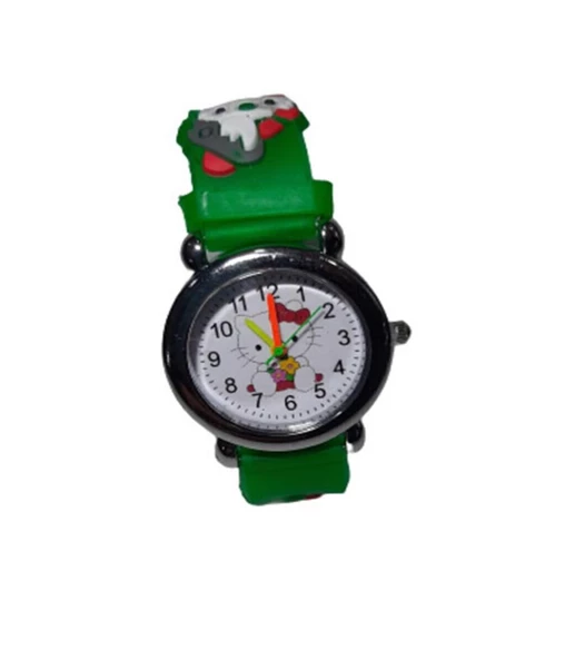 DZC KUZENLER AVM HELLO KITTY SAAT SLİKON KORDON FİGÜRLÜ KABARTMALI ÇOCUK SAATİ - 9