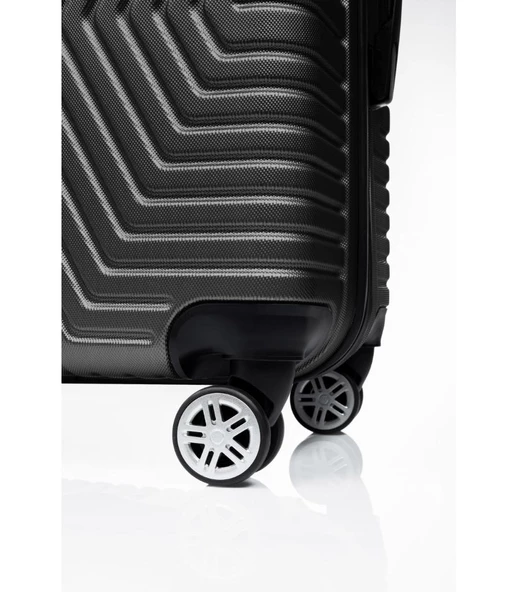 DZC KUZENLER AVM ORTA BOY VE MAKYAJ G&D Polo Suitcase ABS Lüx Valiz Seyahat Seti  2 Lİ - 6