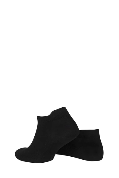 Oil Company Siyah Bambu Patik Çorap Unisex - 4