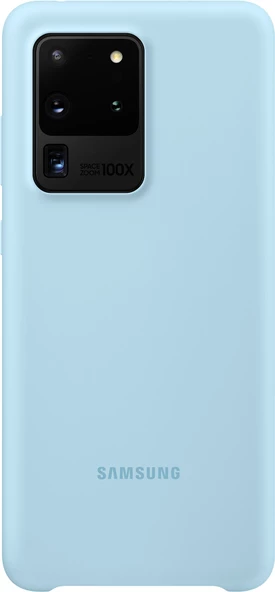 Samsung Galaxy S20 Ultra 5G Silicone Cover Silikon Kılıf, Mavi EF-PG988T