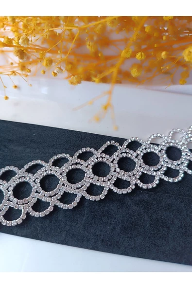 Şık ve tarz zirkon taşlı Abiye Bileklik - 2