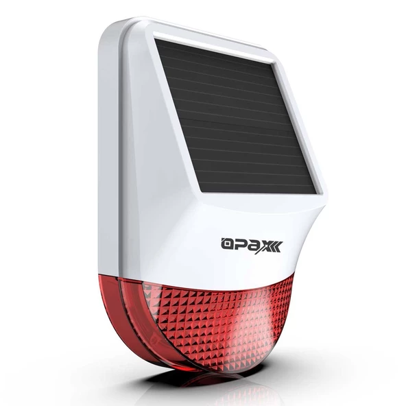 Opax Bgr-35 Solar Dış Ortam Siren / Mesafe Artırıcı Repeater / Alarm Sistemi 3 In 1