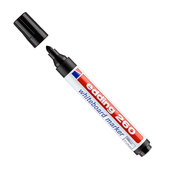 Edding 260 Beyaz Yazı Tahtası Kalemi 1 Adet - 5