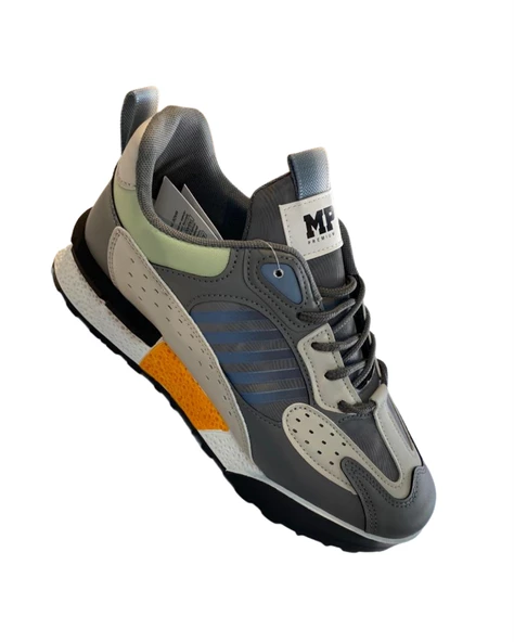 M.P. Premium 232-1231 Mr Erkek Gri Günlük Spor Ayakkabı - 4