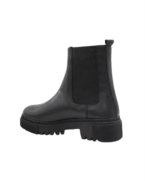 M.P. 232-2744 Zn Kadın Siyah Lastikli Bot - 3