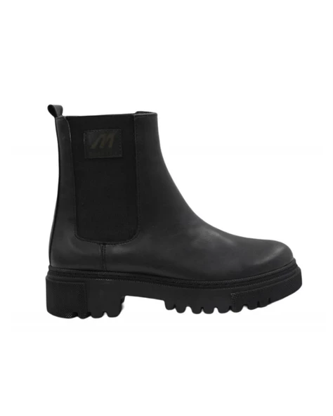 M.P. 232-2744 Zn Kadın Siyah Lastikli Bot