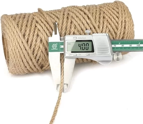 Jütburada Jüt Halat 4 mm 20 Metre Hasır Dekor Süsleme İp - 3
