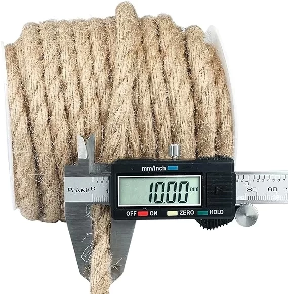 Jütburada Jüt Halat 10 mm 100 Metre Hasır Dekor Süsleme İp - 3