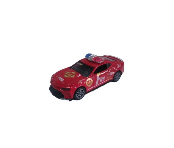 Çek Bırak Metal Polis Arabası - K137A54 - 3