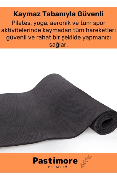 Su Geçirmez Konfor Modeli Taşıma Askılı Çift Taraflı Kamp Zemin Çadır Uyku Matı Siyah Yer Minderi - 3