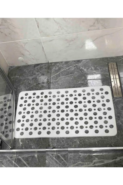 Vantuzlu Banyo ve Duş Kaydırmazı Dikdörtgen, Duşakabin Küvet İçi Kaydırmaz Vantuzlu Banyo Paspası - 3