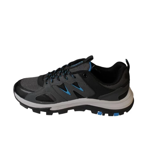 KİNETİX Erkek Siyah Gri Termo Comfort Taban Soğuya Kışa Dayanıklı Outdoor Ayakkabı - 7