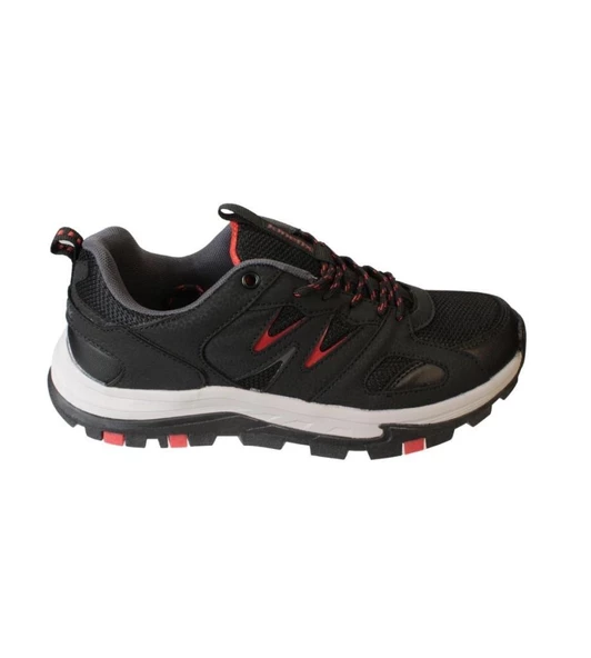 KİNETİX Erkek Siyah Gri Termo Comfort Taban Soğuya Kışa Dayanıklı Outdoor Ayakkabı - 2