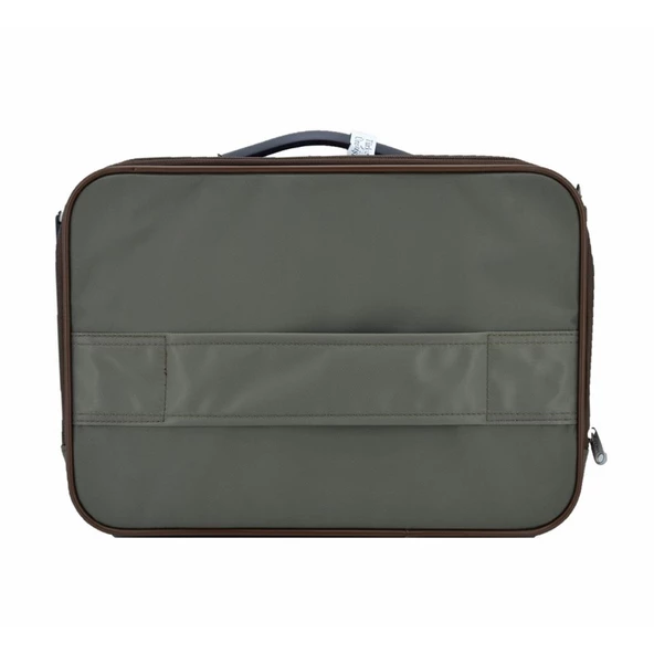 Kasalı Lüx Kabin Boy Evrak ve Business Çanta Yeşil 48 Cm - 3