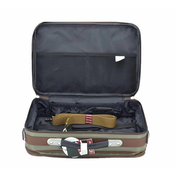 Kasalı Lüx Kabin Boy Evrak ve Business Çanta Yeşil 48 Cm - 6