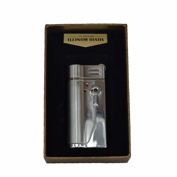 Torch Çift Fonksiyonlu Jet Çakmak Gümüş - 5