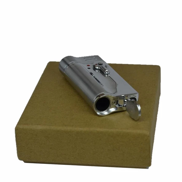 Torch Çift Fonksiyonlu Jet Çakmak Gümüş - 4