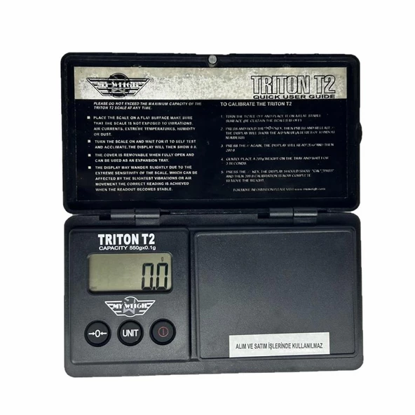 Trition T2 Cep Terazisi 500 ile 0.1 Gr Hassasiyetli - 7