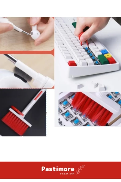 Özel Üretim Klavye Kulaklık Bilgisayar Tuş Çekme Aparatlı Gamer Airpods Laptop Notebook Temizleme - 3