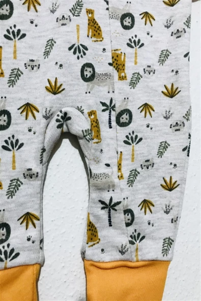 Ladybirds Unisex Bebek Baskılı Fermuarlı Tulum - 3