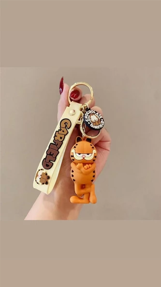 Kedi Garfield Anahtarlık Ve Çanta Aksesuarı - Resim 4