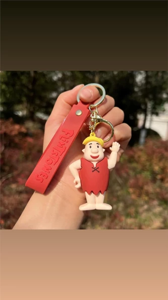 The Flintstones Taş Devri Barni Moloztaş Anahtarlık Ve Çanta - Resim 3