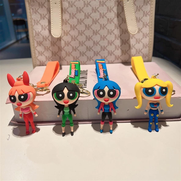 Powerpuff Girls Anahtarlık Ve Çanta Aksesuarı - 8