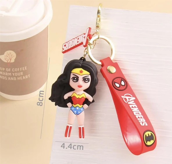 Wonder Woman Anahtarlık Ve Çanta Aksesuarı  - Resim 2
