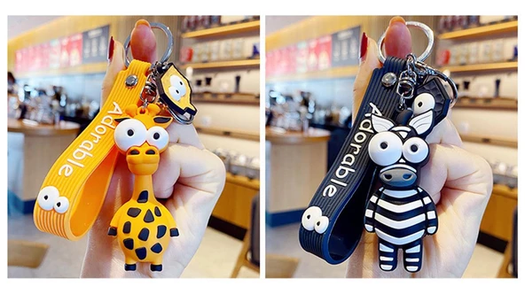 Zebra Anahtarlık Ve Çanta Aksesuarı - Resim 3