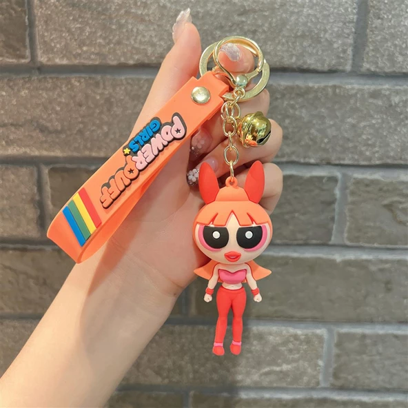 Powerpuff Girls Anahtarlık Ve Çanta Aksesuarı - 5