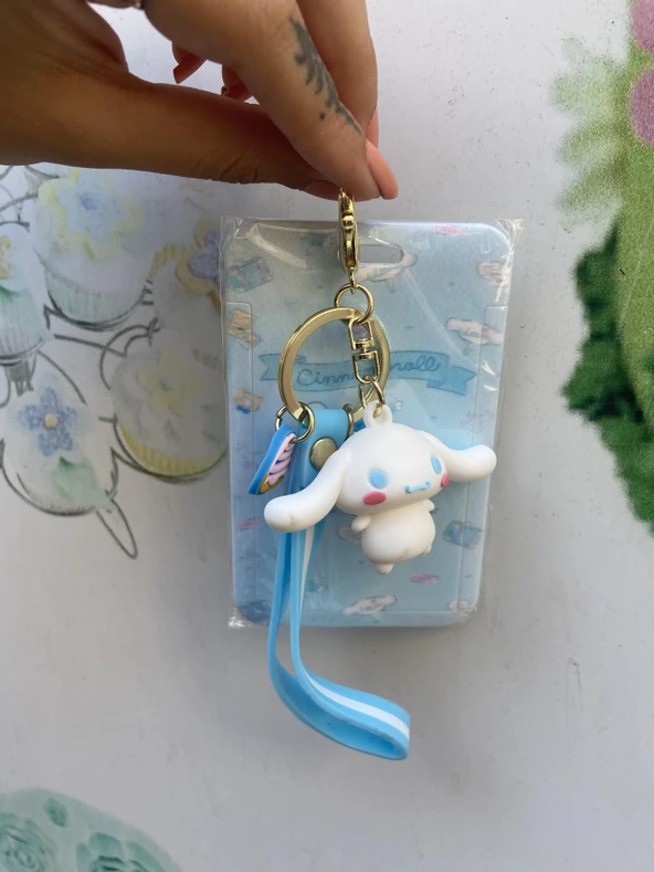 Cinnamoroll 3d Silikon  Anahtarlık Karltık Çanta Süsü - Resim 2