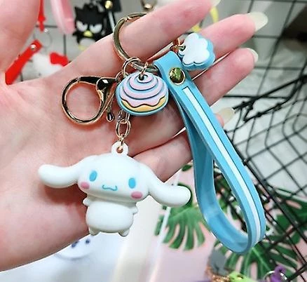 Cinnamoroll 3d Silikon  Anahtarlık Karltık Çanta Süsü - Resim 3