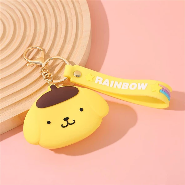 Hello Kitty Pompompurin Purin Cüzdan Anahtarlık Çanta Aksesuarı