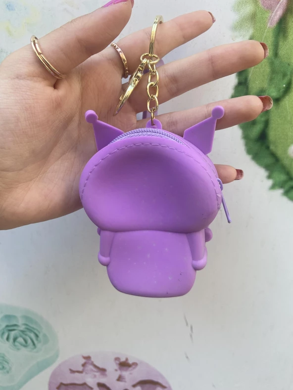 Kuromi Bozuk Para Cüzdanı Anahtarlık - 2
