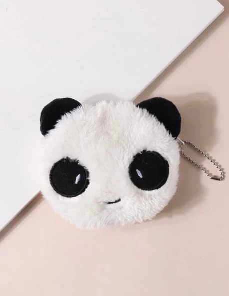 Peluş Panda Bozuk Para Cüzdanı - 2