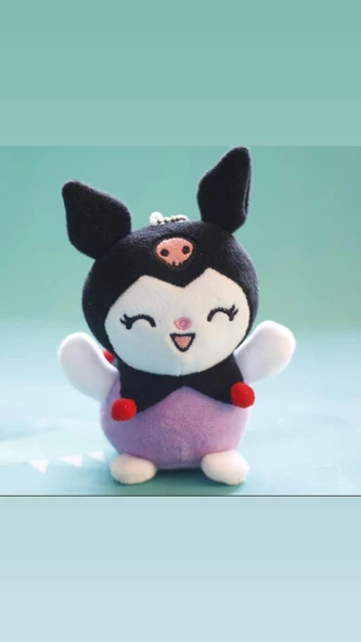 Kuromi Peluş Anahtarlık - Resim 3