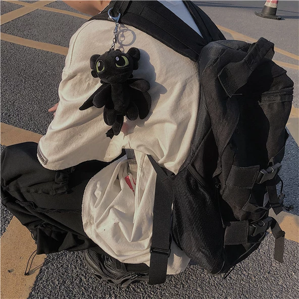 Ejderhanı Nasıl Eğitirsin Peluş  Anahtarlık Siyah ürün görseli