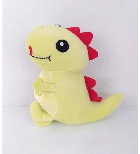 Dinozor Sevimli Peluş Anahtarlık Çanta Süsü - Resim 2