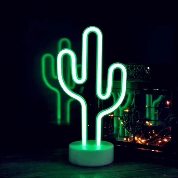 Kaktüs Neon Lamba  - 3