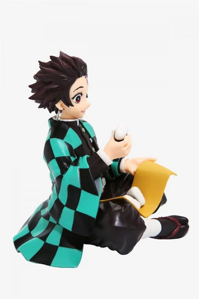 Anime Demon Slayer Tanjiro Onigiri Figür - Resim 2