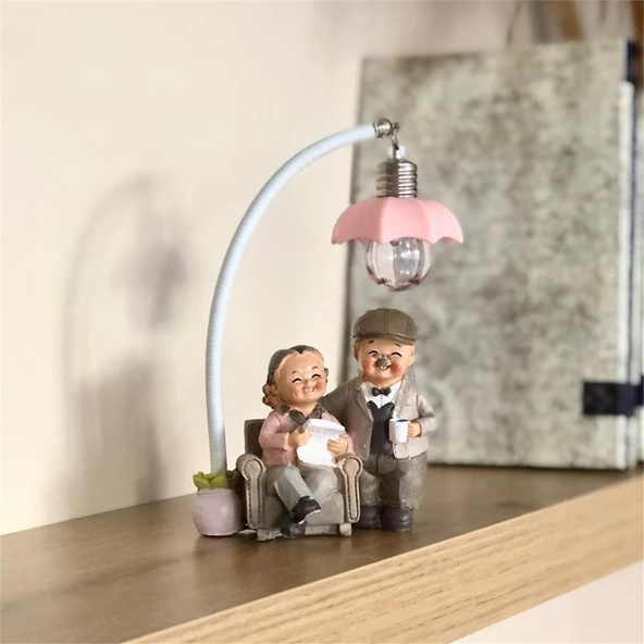 Birlikte Yaşlanılım Işıklı Biblo ürün görseli