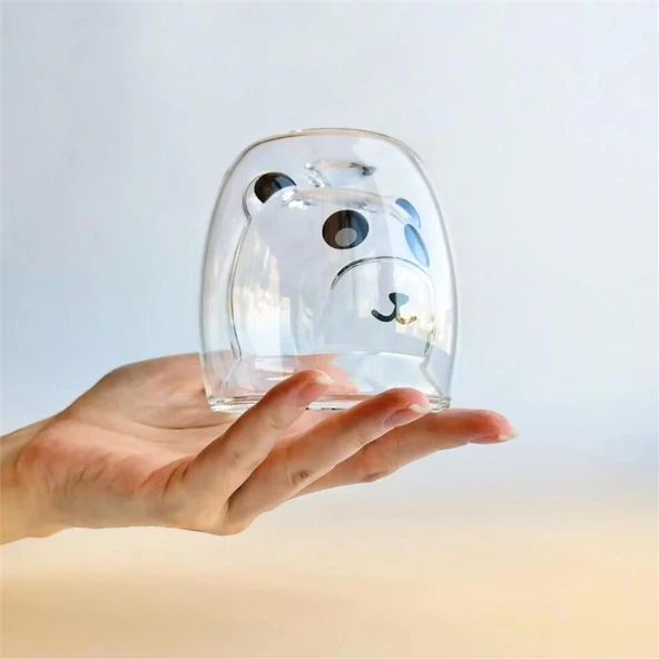Çift Cidarlı Panda Bardak - 2