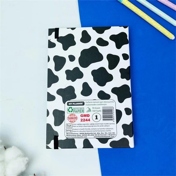 5 Dakka Daha Tasarımlı Lastikli Defter - 2