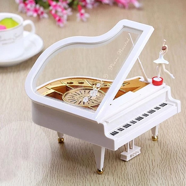 Piyano Tasarımlı Müzik Kutusu - 3