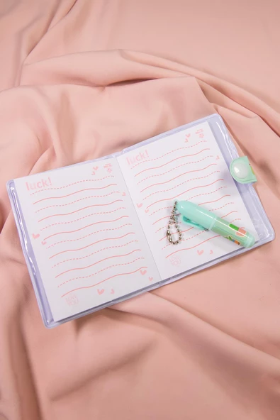 Kaktüs Defter ve Kalem Seti -Notebook -Defter - 7