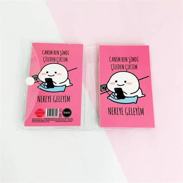 Canım Ben Şimdi Pp Mini Çanta Defter