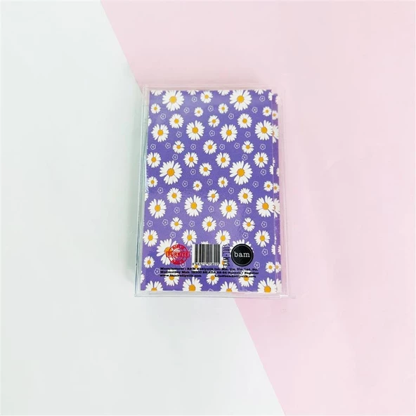 Mor Papatya Pp Mini Çanta Defter - 3