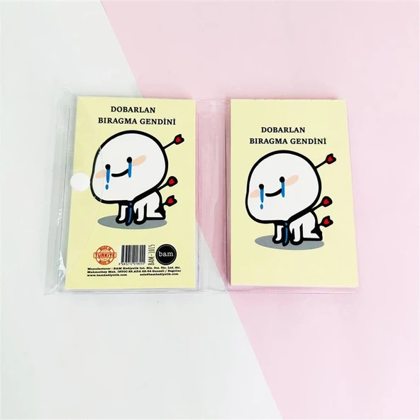 Dobarlan Bıragma Gendini Pp Mini Çanta Defter